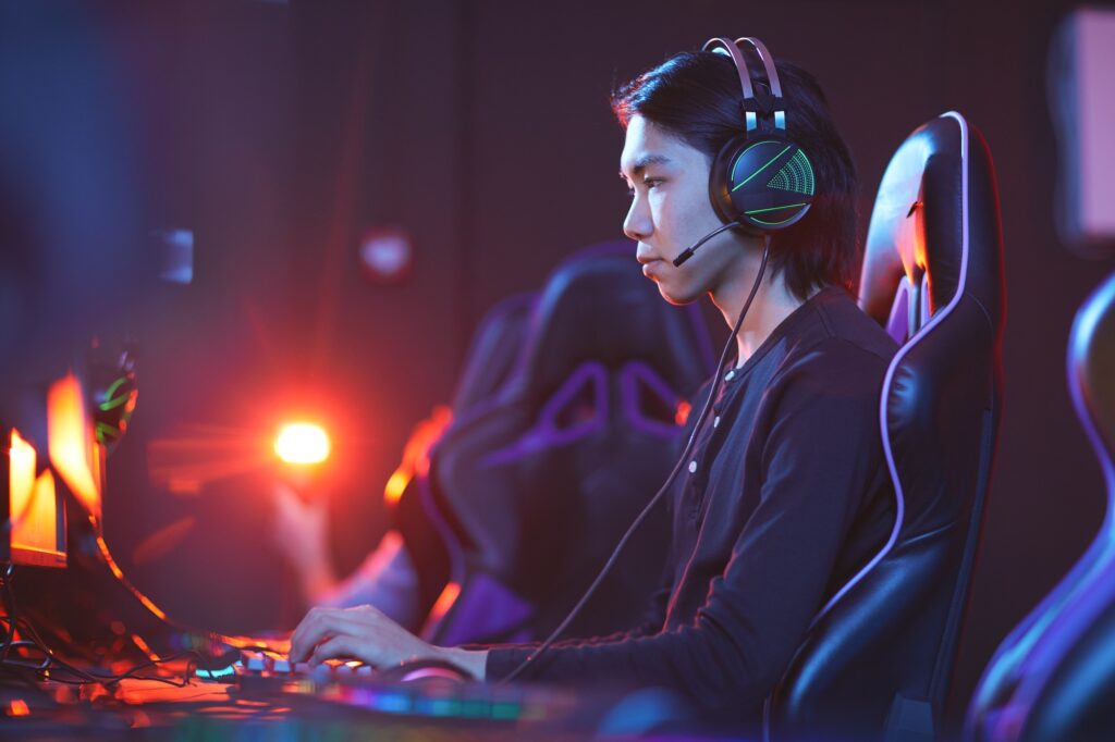 Side view at Asian Gamer